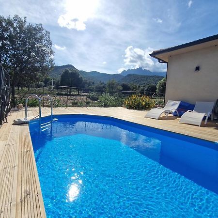 Domaine U Filanciu - Casa Chiara - Centru Di Corsica Villa Moltifao Bagian luar foto