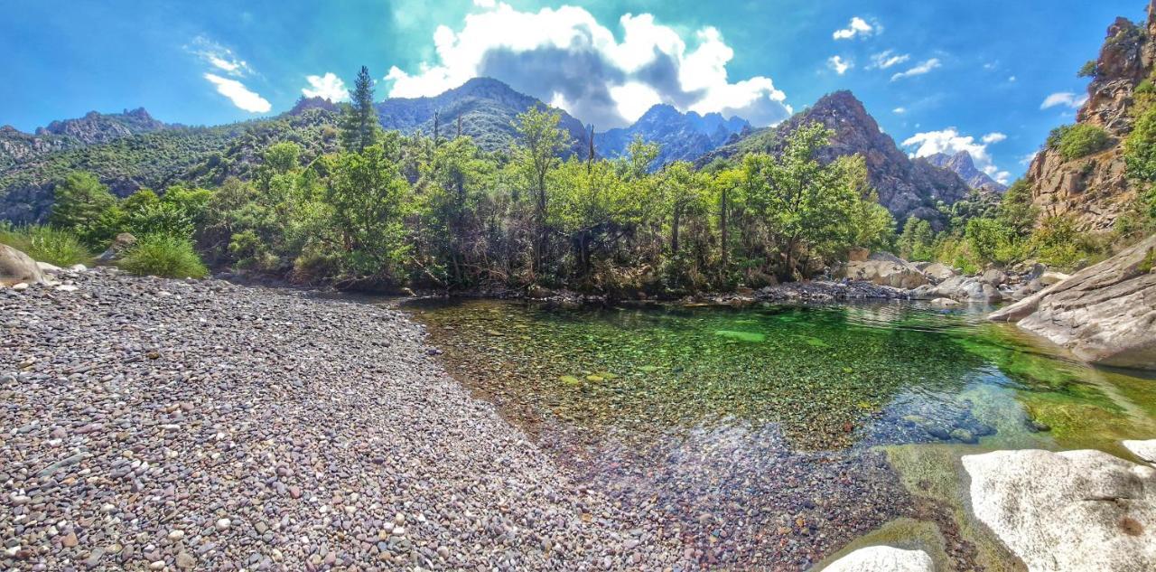 Domaine U Filanciu - Casa Chiara - Centru Di Corsica Villa Moltifao Bagian luar foto